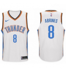 Nike NBA Oklahoma City Thunder 8 Alex Abrines Jersey 2017 18 New Season White Jersey Nike NBA Oklahoma City Thunder 8 Alex Abrines Jersey 2017 18 New Season White Jersey