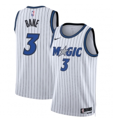 Men Orlando Magic 3 Desmond Bane White 2025 Association Edition Stitched Basketball Jersey