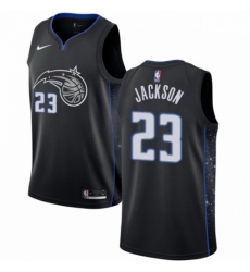 Mens Nike Orlando Magic 23 Justin Jackson Swingman Black NBA Jersey City Edition Mens Nike Orlando Magic 23 Justin Jackson Swingman Black NBA Jersey City Edition