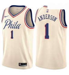 Youth Nike Philadelphia 76ers 1 Justin Anderson Swingman Cream NBA Jersey City Edition Youth Nike Philadelphia 76ers 1 Justin Anderson Swingman Cream NBA Jersey City Edition