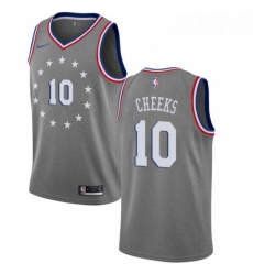 Youth Nike Philadelphia 76ers 10 Maurice Cheeks Swingman Gray NBA Jersey City Edition Youth Nike Philadelphia 76ers 10 Maurice Cheeks Swingman Gray NBA Jersey City Edition