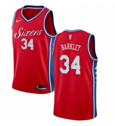 Youth Nike Philadelphia 76ers 34 Charles Barkley Authentic Red Alternate NBA Jersey Statement Edition Youth Nike Philadelphia 76ers 34 Charles Barkley Authentic Red Alternate NBA Jersey Statement Edition