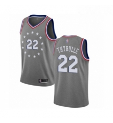 Youth Philadelphia 76ers 22 Mattise Thybulle Swingman Gray Basketball Jersey City Edition Youth Philadelphia 76ers 22 Mattise Thybulle Swingman Gray Basketball Jersey City Edition