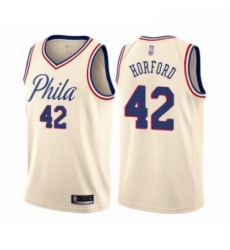 Youth Philadelphia 76ers 42 Al Horford Swingman Cream Basketball Jersey City Edition Youth Philadelphia 76ers 42 Al Horford Swingman Cream Basketball Jersey City Edition
