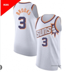 Men Jordan Brand Black Phoenix Suns Dillon Brooks #3 Swingman White Jersey City Edition