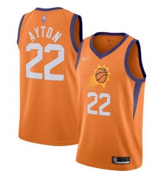 Suns 22 Deandre Ayton Orange Basketball Swingman Statement Edition 2019 2020 Jersey Suns 22 Deandre Ayton Orange Basketball Swingman Statement Edition 2019 2020 Jersey