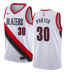 Youth Nike Portland Trail Blazers 30 Terry Porter Authentic White Home NBA Jersey Association Edition Youth Nike Portland Trail Blazers 30 Terry Porter Authentic White Home NBA Jersey Association Edition