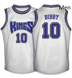 Mens Adidas Sacramento Kings 10 Mike Bibby Authentic White Throwback NBA Jersey Mens Adidas Sacramento Kings 10 Mike Bibby Authentic White Throwback NBA Jersey