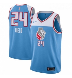 Youth Nike Sacramento Kings 24 Buddy Hield Swingman Blue NBA Jersey City Edition Youth Nike Sacramento Kings 24 Buddy Hield Swingman Blue NBA Jersey City Edition