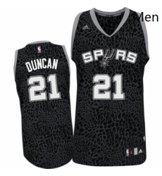 Mens Adidas San Antonio Spurs 21 Tim Duncan Authentic Black Crazy Light NBA Jersey Mens Adidas San Antonio Spurs 21 Tim Duncan Authentic Black Crazy Light NBA Jersey
