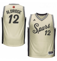 Youth Adidas San Antonio Spurs 12 LaMarcus Aldridge Authentic Cream 2015 16 Christmas Day NBA Jersey Youth Adidas San Antonio Spurs 12 LaMarcus Aldridge Authentic Cream 2015 16 Christmas Day NBA Jersey