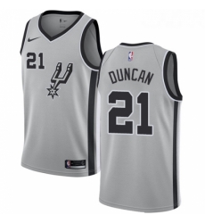 Youth Nike San Antonio Spurs 21 Tim Duncan Swingman Silver Alternate NBA Jersey Statement Edition Youth Nike San Antonio Spurs 21 Tim Duncan Swingman Silver Alternate NBA Jersey Statement Edition