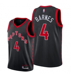 Men Toronto Raptors 4 Scottie Barnes Black Jersey Men Toronto Raptors 4 Scottie Barnes Black Jersey