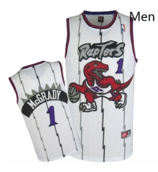 Mens Nike Toronto Raptors 1 Tracy Mcgrady Authentic White Throwback NBA Jersey Mens Nike Toronto Raptors 1 Tracy Mcgrady Authentic White Throwback NBA Jersey