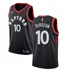 Mens Nike Toronto Raptors 10 DeMar DeRozan Swingman Black Alternate NBA Jersey Statement Edition Mens Nike Toronto Raptors 10 DeMar DeRozan Swingman Black Alternate NBA Jersey Statement Edition