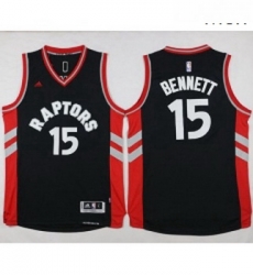 Raptors 15 Anthony Bennett Black Stitched NBA Jersey Raptors 15 Anthony Bennett Black Stitched NBA Jersey