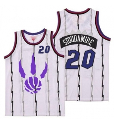 Raptors 20 Damon Stoudamire White Logo Retro Jersey Raptors 20 Damon Stoudamire White Logo Retro Jersey