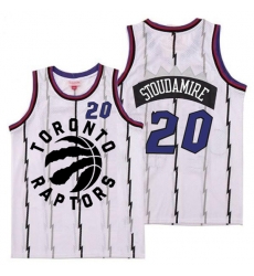 Raptors 20 Damon Stoudamire White Retro Jersey Raptors 20 Damon Stoudamire White Retro Jersey