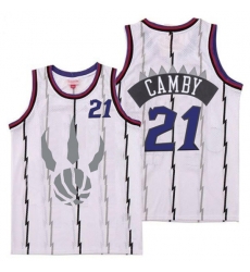 Raptors 21 Marcus Camby White Gray Logo Retro Jersey Raptors 21 Marcus Camby White Gray Logo Retro Jersey