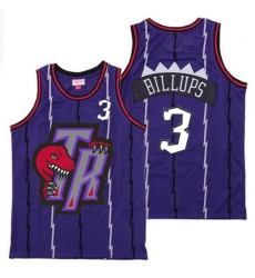 Raptors 3 Chauncey Billups Purple Big Gray TR Logo Retro Jersey Raptors 3 Chauncey Billups Purple Big Gray TR Logo Retro Jersey