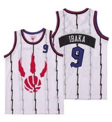 Raptors 9 Serge Ibaka White Throwback Jerseys Raptors 9 Serge Ibaka White Throwback Jerseys