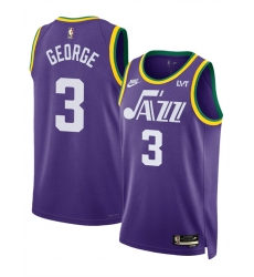 Men Utah Jazz 3 Keyonte George Purple 2023 Classic Edition Stitched Basketball Jersey Men Utah Jazz 3 Keyonte George Purple 2023 Classic Edition Stitched Basketball Jersey