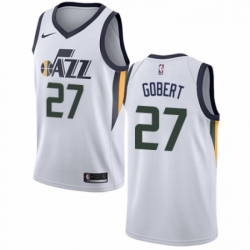 Mens Nike Utah Jazz 27 Rudy Gobert Authentic NBA Jersey Association Edition