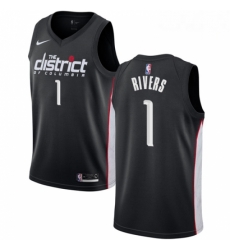 Mens Nike Washington Wizards 1 Austin Rivers Swingman Black NBA Jersey City Edition Mens Nike Washington Wizards 1 Austin Rivers Swingman Black NBA Jersey City Edition