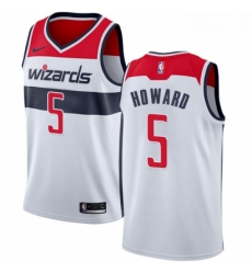 Mens Nike Washington Wizards 5 Juwan Howard Authentic White Home NBA Jersey Association Edition Mens Nike Washington Wizards 5 Juwan Howard Authentic White Home NBA Jersey Association Edition