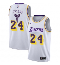 Lakers 24 Kobe Bryant White Nike Swingman Jersey Lakers 24 Kobe Bryant White Nike Swingman Jersey