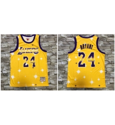 Lakers 24 Kobe Bryant Yellow Star Hardwood Classics Jersey Lakers 24 Kobe Bryant Yellow Star Hardwood Classics Jersey