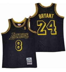 Men Lakers Front 8 Back 24 Kobe Bryant Black Mabma Edition NBA Jersey Men Lakers Front 8 Back 24 Kobe Bryant Black Mabma Edition NBA Jersey