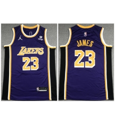 Men Los Angeles Lakers 23 LeBron James Bibigo Purple Stitched Basketball Jersey Men Los Angeles Lakers 23 LeBron James Bibigo Purple Stitched Basketball Jersey