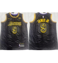 Men Los Angeles Lakers 9 Bronny James Jr Black 2024 Draft Stitched Basketball JerseyS 228 Men Los Angeles Lakers 9 Bronny James Jr Black 2024 Draft Stitched Basketball JerseyS 228