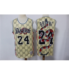 Men Los Angeles Lakers Kobe Bryant 24 Gucci Limited Jersey Men Los Angeles Lakers Kobe Bryant 24 Gucci Limited Jersey
