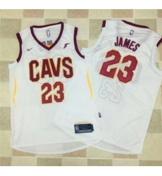 Men Nike Cleveland Cavaliers 23 LeBron James Swingman White Home NBA Jersey Association Edition Men Nike Cleveland Cavaliers 23 LeBron James Swingman White Home NBA Jersey Association Edition