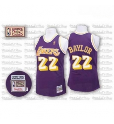 Mens Mitchell and Ness Los Angeles Lakers 22 Elgin Baylor Authentic Purple Throwback NBA Jersey Mens Mitchell and Ness Los Angeles Lakers 22 Elgin Baylor Authentic Purple Throwback NBA Jersey