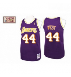 Mens Mitchell and Ness Los Angeles Lakers 44 Jerry West Swingman Purple Throwback NBA Jersey Mens Mitchell and Ness Los Angeles Lakers 44 Jerry West Swingman Purple Throwback NBA Jersey