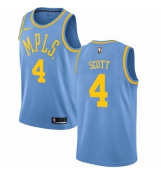 Mens Nike Los Angeles Lakers 4 Byron Scott Swingman Blue Hardwood Classics NBA Jersey Mens Nike Los Angeles Lakers 4 Byron Scott Swingman Blue Hardwood Classics NBA Jersey