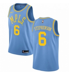 Mens Nike Los Angeles Lakers 6 Lance Stephenson Swingman Blue Hardwood Classics NBA Jersey Mens Nike Los Angeles Lakers 6 Lance Stephenson Swingman Blue Hardwood Classics NBA Jersey