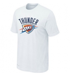 nba oklahoma city thunder T-ahirt white nba oklahoma city thunder T-ahirt white