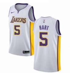 Womens Nike Los Angeles Lakers 5 Josh Hart Authentic White NBA Jersey Association Edition 
