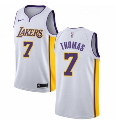 Youth Nike Los Angeles Lakers 7 Isaiah Thomas Swingman White NBA Jersey Association Edition Youth Nike Los Angeles Lakers 7 Isaiah Thomas Swingman White NBA Jersey Association Edition