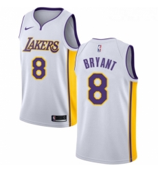 Youth Nike Los Angeles Lakers 8 Kobe Bryant Authentic White NBA Jersey Association Edition Youth Nike Los Angeles Lakers 8 Kobe Bryant Authentic White NBA Jersey Association Edition