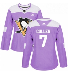 Womens Adidas Pittsburgh Penguins 7 Matt Cullen Authentic Purple Fights Cancer Practice NHL Jersey Womens Adidas Pittsburgh Penguins 7 Matt Cullen Authentic Purple Fights Cancer Practice NHL Jersey