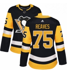 Womens Adidas Pittsburgh Penguins 75 Ryan Reaves Authentic Black Home NHL Jersey Womens Adidas Pittsburgh Penguins 75 Ryan Reaves Authentic Black Home NHL Jersey