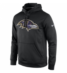 NFL Mens Baltimore Ravens Nike Black Practice Performance Pullover Hoodie NFL Mens Baltimore Ravens Nike Black Practice Performance Pullover Hoodie