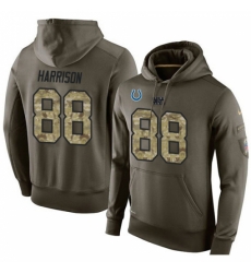 NFL Nike Indianapolis Colts 88 Marvin Harrison Green Salute To Service Mens Pullover Hoodie NFL Nike Indianapolis Colts 88 Marvin Harrison Green Salute To Service Mens Pullover Hoodie