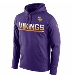 NFL Mens Minnesota Vikings Nike Purple Sideline Circuit Pullover Performance Hooded Sweatshirt NFL Mens Minnesota Vikings Nike Purple Sideline Circuit Pullover Performance Hooded Sweatshirt