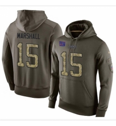NFL Nike New York Giants 15 Brandon Marshall Green Salute To Service Mens Pullover Hoodie NFL Nike New York Giants 15 Brandon Marshall Green Salute To Service Mens Pullover Hoodie